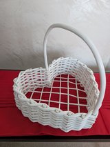 Wicker Heart Basket in Naperville, Illinois