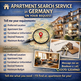 Apartment Search Service in Germany – On Your Request in Stuttgart, GE