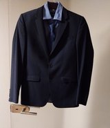 Men's Jacket Size S with Shirt and tie in Ramstein, Germany