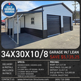 Garage with Lean too in Gainesville, Georgia