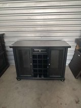 NEW real wood wine cabinet with extensions in Houston, Texas