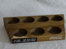 vintage coca cola tray - wood /old and good to use still in Ramstein, Germany
