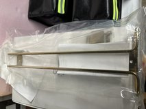 Wine glass stemware holders with gold finish in Naperville, Illinois