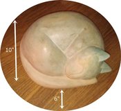 Wooden Sleeping Cat in Plainfield, Illinois