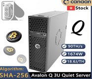 Canaan Avalon Q 90Th Bitcoin Miner (1674W) in Fort Drum, New York