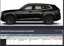 BMW XM winter tire and rims set of 4 in Ramstein, Germany