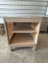 Brand new wooden nightstand with two compartments in Kingwood, Texas