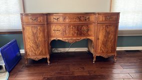 Antique buffet table in St. Charles, Illinois