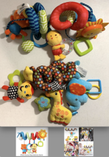 Set of 2 Activity Spiral VTech /WILLWAY Toys for Baby Crib / Stroller / Car Seat *$10 takes BOTH* in Joliet, Illinois