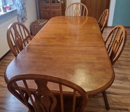 Dining table with six chairs in Ramstein, Germany
