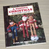 Vintage 1998 A Festive Christmas Hard Cover Book in Oswego, Illinois