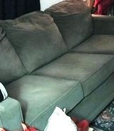 Dark green velvet 3 seat couch in Alamogordo, New Mexico