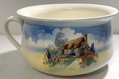 Antique Falcon Ware Chamber Pot / Bowl "A Bit of Old England" Cottage motif in Naperville, Illinois