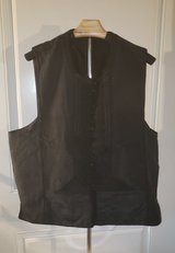 Black Tailored Embroidered Vest (Size L/XL) in Sacramento, California