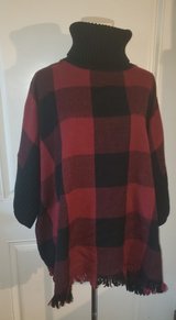 Sonoma Goods For Life Plaid Poncho in Sacramento, California