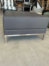 Footrest ottoman with aluminum legs in Houston, Texas