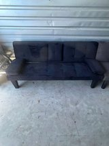 Black fabric sofa bed in Houston, Texas