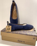 New! Born Shoes Beca Size 10M Blue Suede Leather Flats in Naperville, Illinois