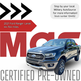 2021 Ford Ranger Lariat Crew Cab – 44,764 Miles in Ramstein, Germany