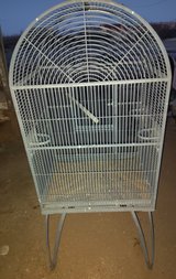 Large metal bird cage in Alamogordo, New Mexico