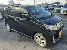 2 YR WARRANTY 2013 DAIHATSU MOVE CUSTOM RS TURBO YELLOW PLATE COMES WITH NEW JCI in Okinawa, Japan