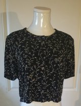 Ronni Nicole by Ouida Black Short Sleeve Blouse/Top (Size 10) in Sacramento, California