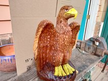 Carved wooden eagle in Alamogordo, New Mexico
