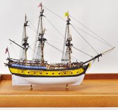 The CNS Alfred Wooden Ship Model Kit by BlueJacket in Miramar, California