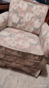 2 x Upholstered Armchairs with Floral Ornaments in Ramstein, Germany