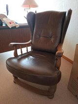 Vintage Leather Armchair in Ramstein, Germany