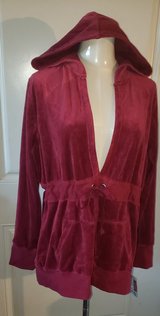 Mossimo Supply Co Maroon Hooded Sweater with Two Front Pockets (Size 16W/18W) in Sacramento, California