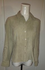 Norton McNaughton Light Green Long Sleeve Blouse (Size 8P) in Sacramento, California