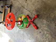 Toy frisbee golf in Byron, Georgia