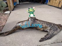 Driftwood welcome sign in Alamogordo, New Mexico