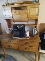 Antique Hoosier (similar to a hutch) in Travis AFB, California