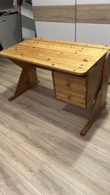 Wood desk in Ramstein, Germany