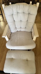 Swivel rocker/glider with foot stool in Chicago, Illinois
