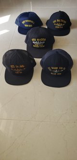 USN Submariner Caps in Okinawa, Japan