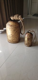 Golden Wind Chimes in Okinawa, Japan