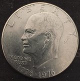1976-D Eisenhower Bicentennial Dollar in Grafenwoehr, GE