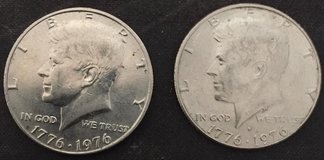 1976/1976-D Kennedy Bicentennial Half Dollars in Grafenwoehr, GE