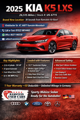 2025 Kia K5 LXS in Ramstein, Germany