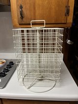 Spinning White display rack in Byron, Georgia