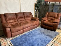 3 seater and chair with manual recliner in Ramstein, Germany