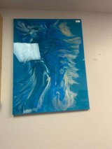 “Angel Wing” – Large Handmade Epoxy Resin Painting in Houston, Texas