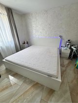 king size bed with storage space smoker & pet free home I can delivery and set up together the bed in Ramstein, Germany