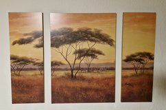 Triptych wall art in Ramstein, Germany