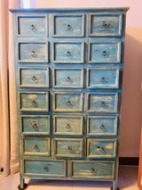 Vintage Apothecary Style Cabinet in Okinawa, Japan