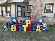 Yard sign rentals in The Woodlands, Texas