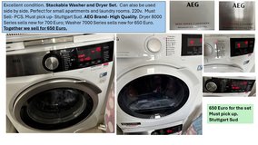 Washer Dryer Set in Stuttgart, GE